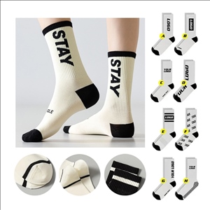 Stretch Fit Mesh Ventilation Arch Support Custom Socks